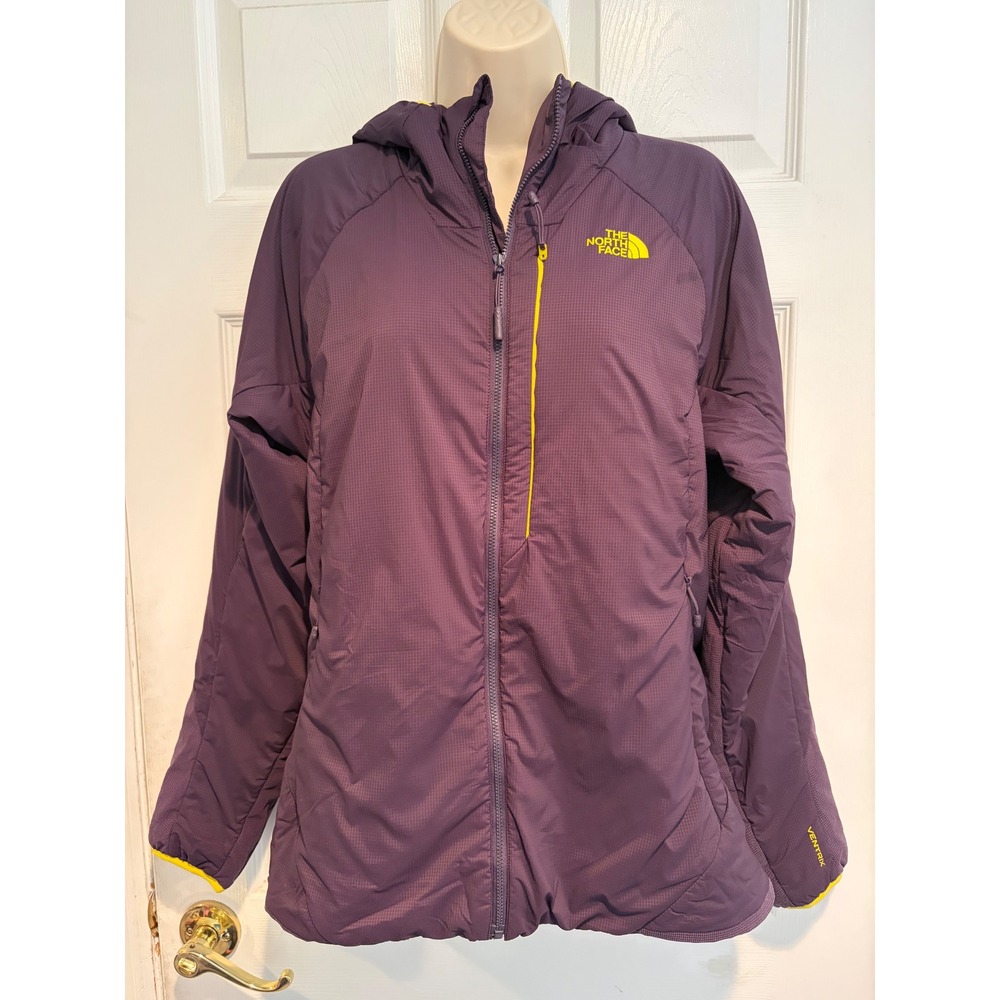 The North Face Ventrix Hoodie Womens Large Purple Insulated Active Jacket Hooded